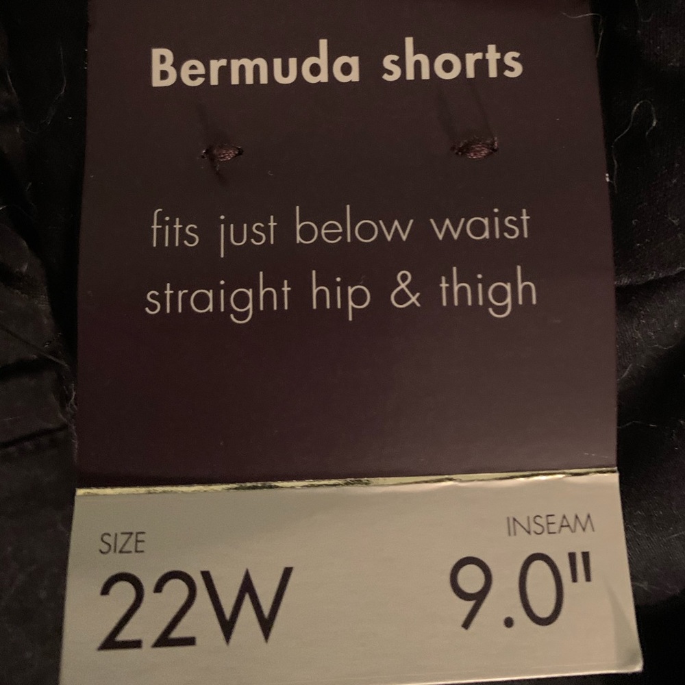 Black shorts